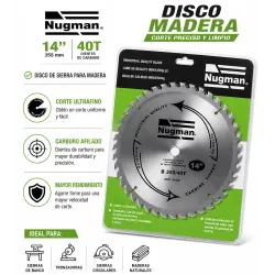 Disco 14" para madera NUGMAN