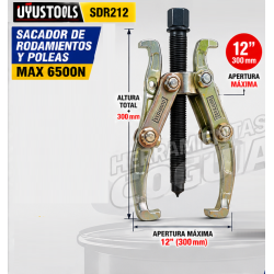 Extractor de rodamientos 12" UYUSTULS Extractor de rodamientos 12" UYUSTULS
