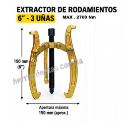 Extractor de rodamientos 6" UYUSTULS Extractor de rodamientos 6" UYUSTULS