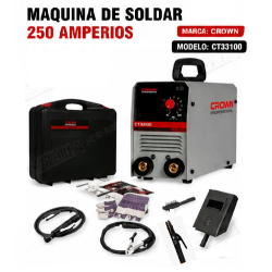 Maquina de soldar 250 Amper CROWN Maquina de soldar 250 Amper CROWN