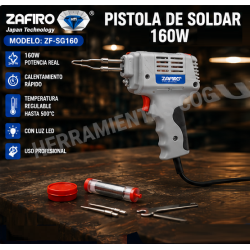 Pistola de Soldar 160W ZAFIRO Pistola de Soldar 160W ZAFIRO
