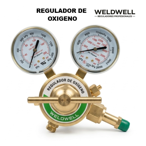 Regulador de Oxigeno WELDWELL Regulador de Oxigeno WELDWELL