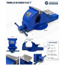 Tornillo/Prensa de bancoL 5" Tornillo/Prensa de bancoL 5"
