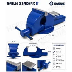 Tornillo/Prensa de bancoP 8" Tornillo/Prensa de bancoP 8"
