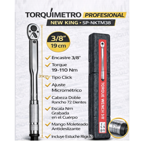 Torquimetro 3/8" NEWKIN Torquimetro 3/8" NEWKIN